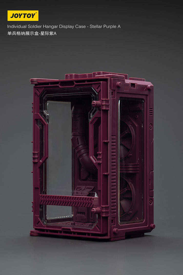 Individual Soldier Hangar Display Case - Stellar Purple