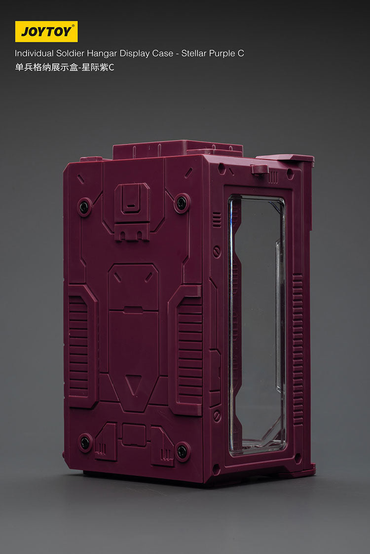 Individual Soldier Hangar Display Case - Stellar Purple