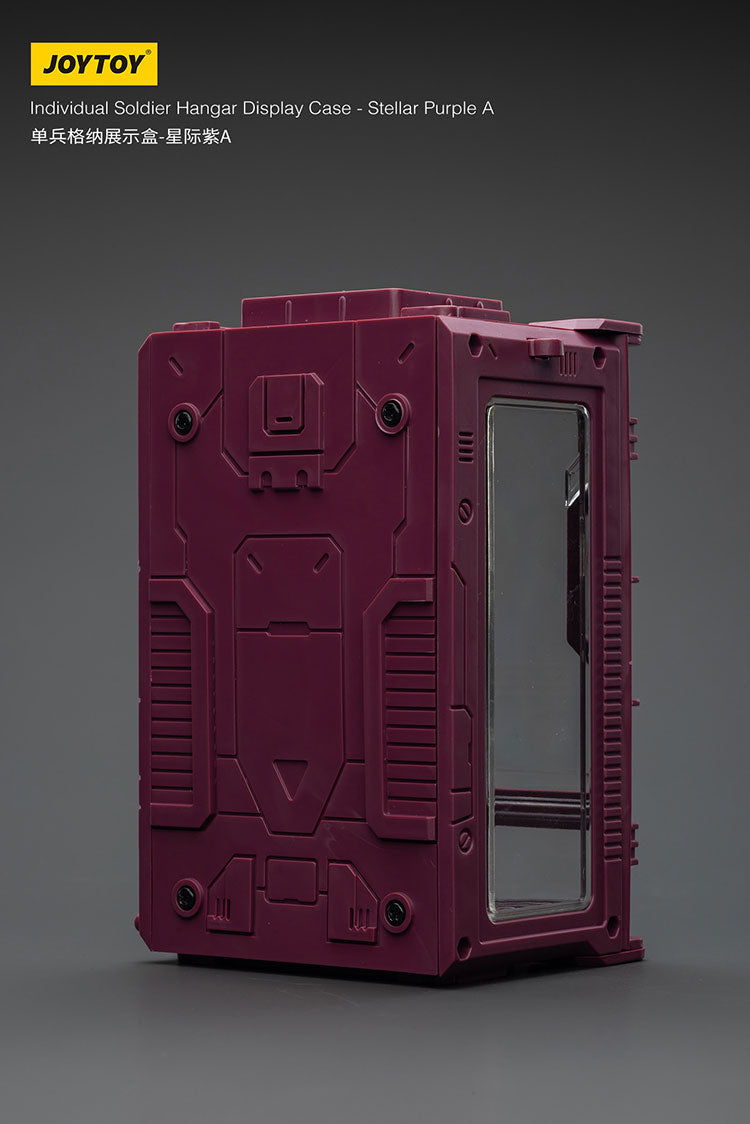 Individual Soldier Hangar Display Case - Stellar Purple