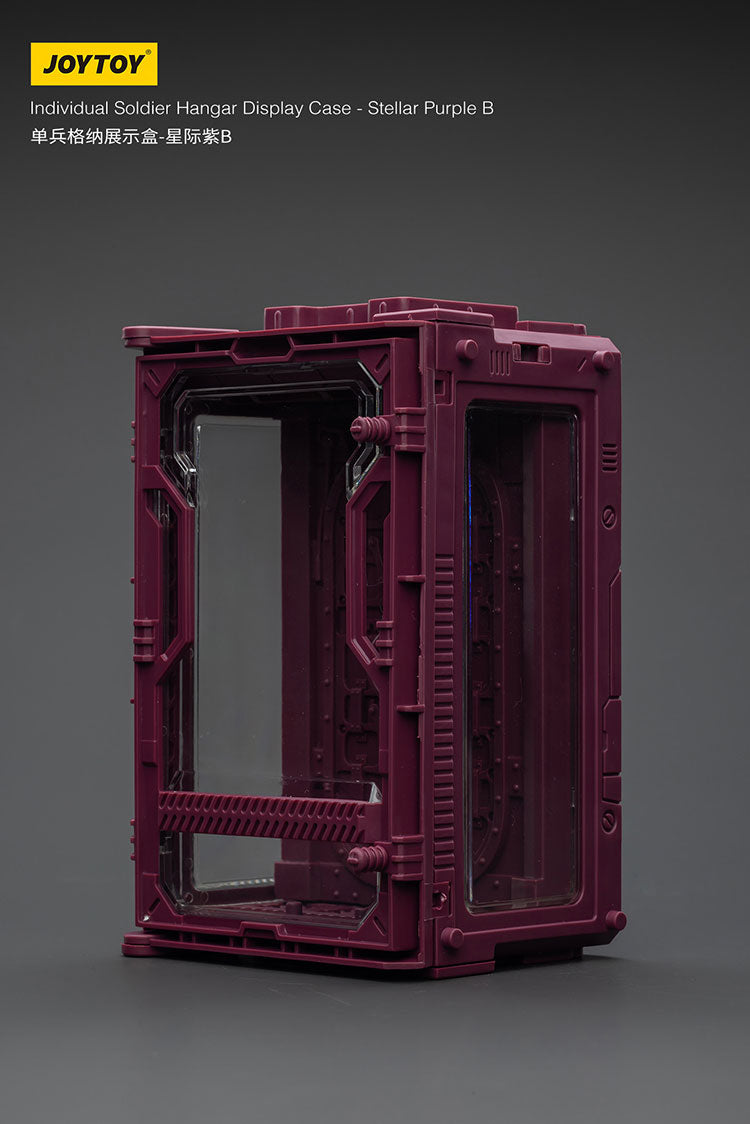 Individual Soldier Hangar Display Case - Stellar Purple