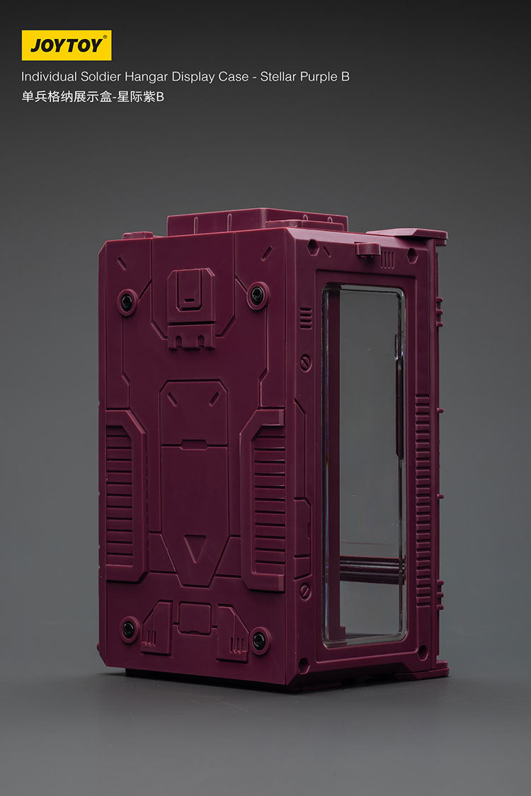 Individual Soldier Hangar Display Case - Stellar Purple