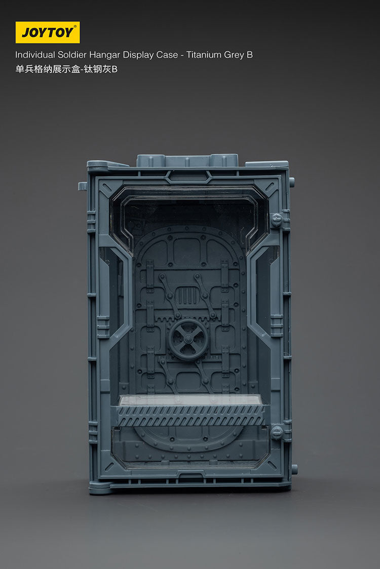 Individual Soldier Hangar Display Case - Titanium Grey