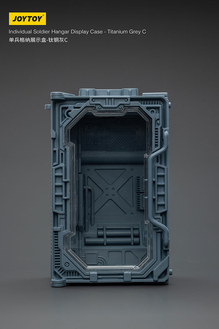 Individual Soldier Hangar Display Case - Titanium Grey
