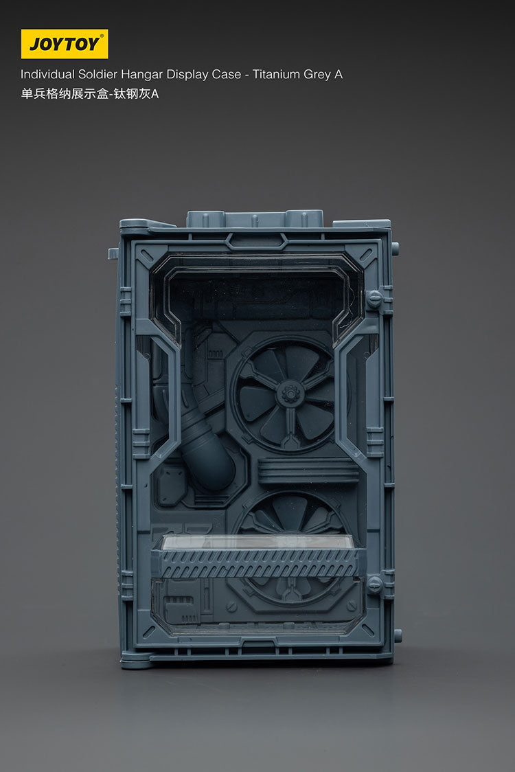 Individual Soldier Hangar Display Case - Titanium Grey