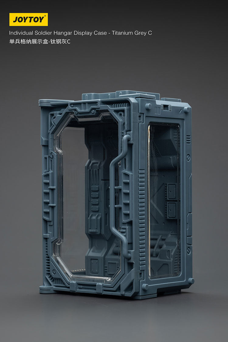 Individual Soldier Hangar Display Case - Titanium Grey