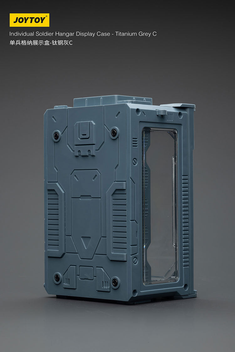 Individual Soldier Hangar Display Case - Titanium Grey