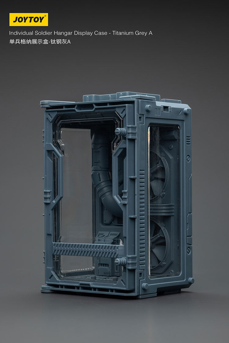 Individual Soldier Hangar Display Case - Titanium Grey
