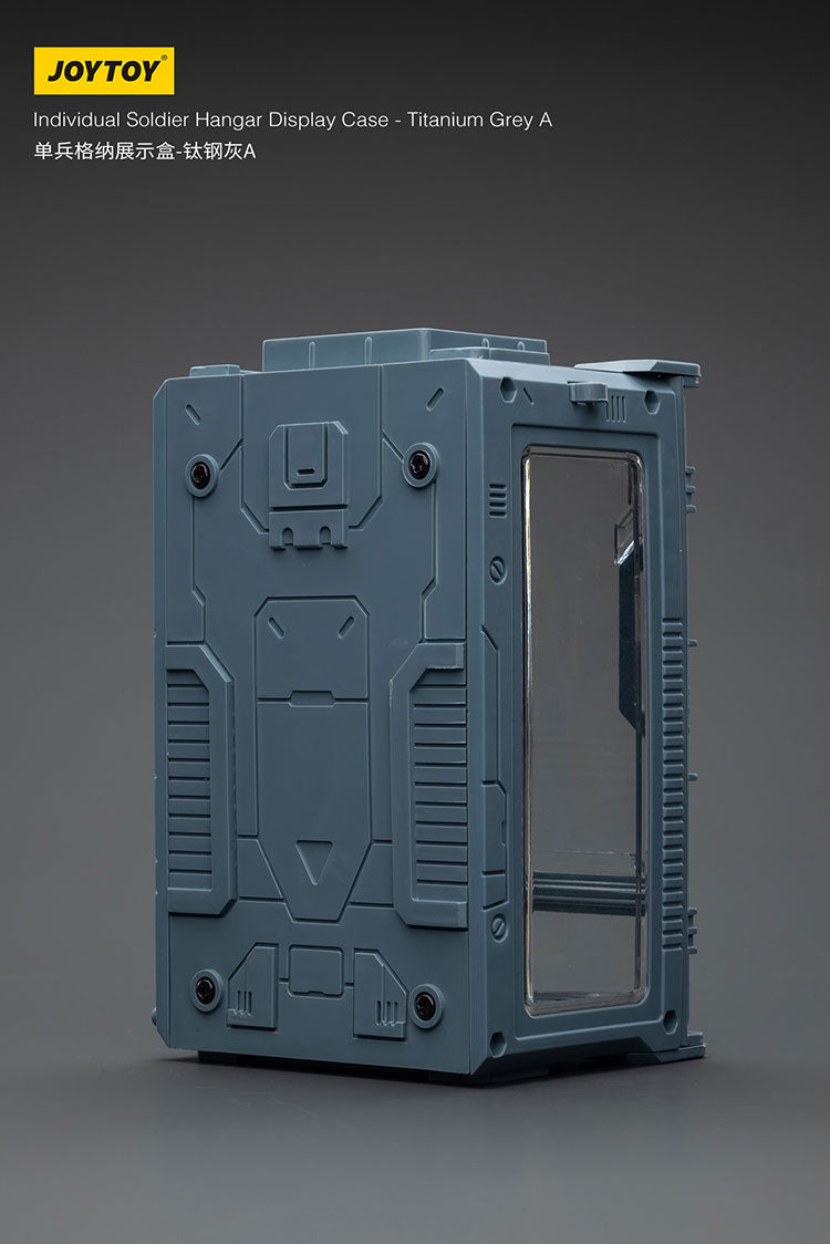 Individual Soldier Hangar Display Case - Titanium Grey