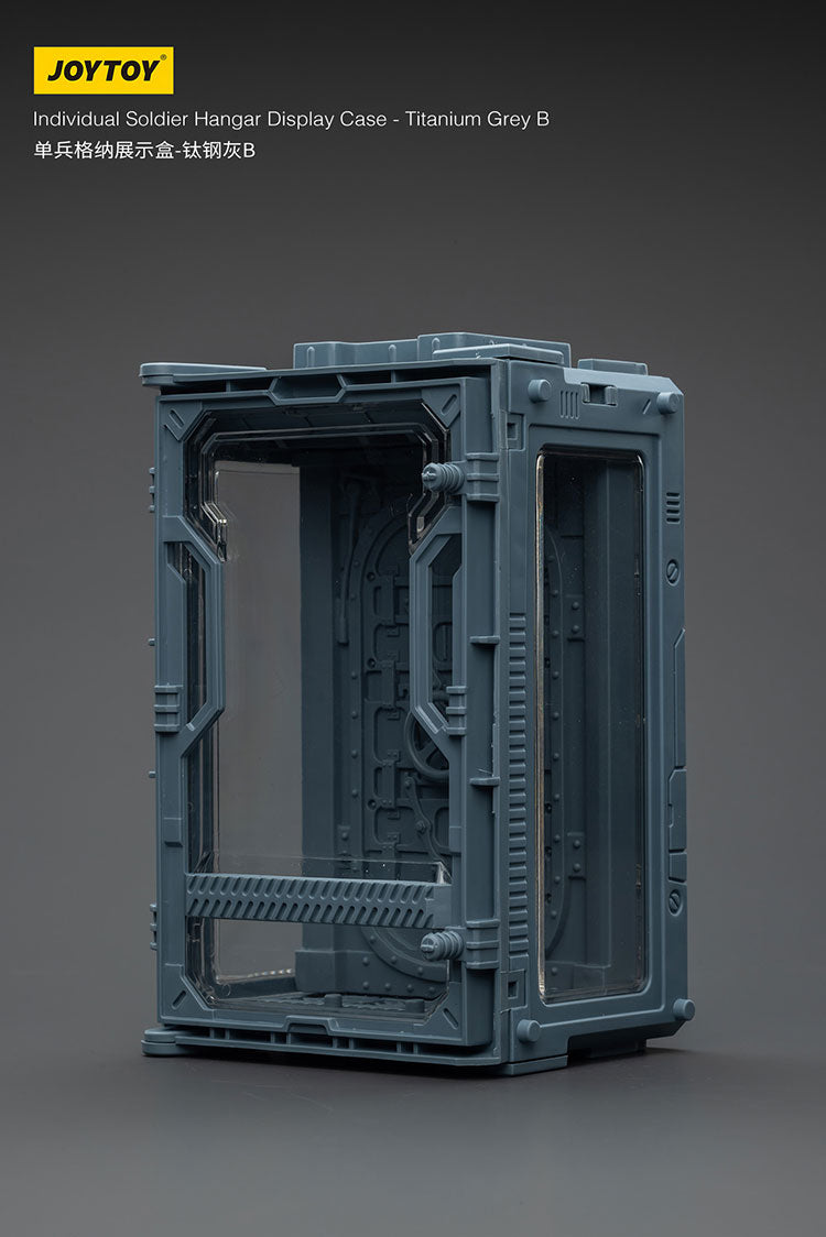Individual Soldier Hangar Display Case - Titanium Grey