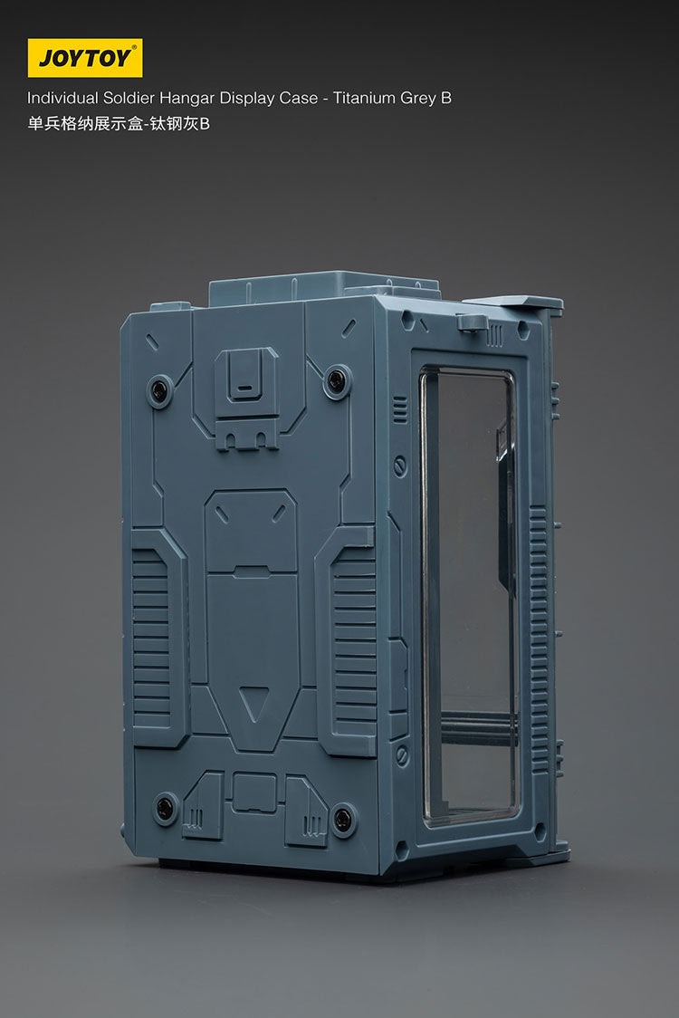 Individual Soldier Hangar Display Case - Titanium Grey