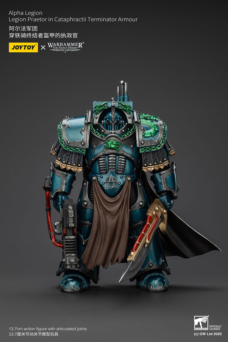 Alpha Legion Legion Praetor in Cataphractii Terminator Armour