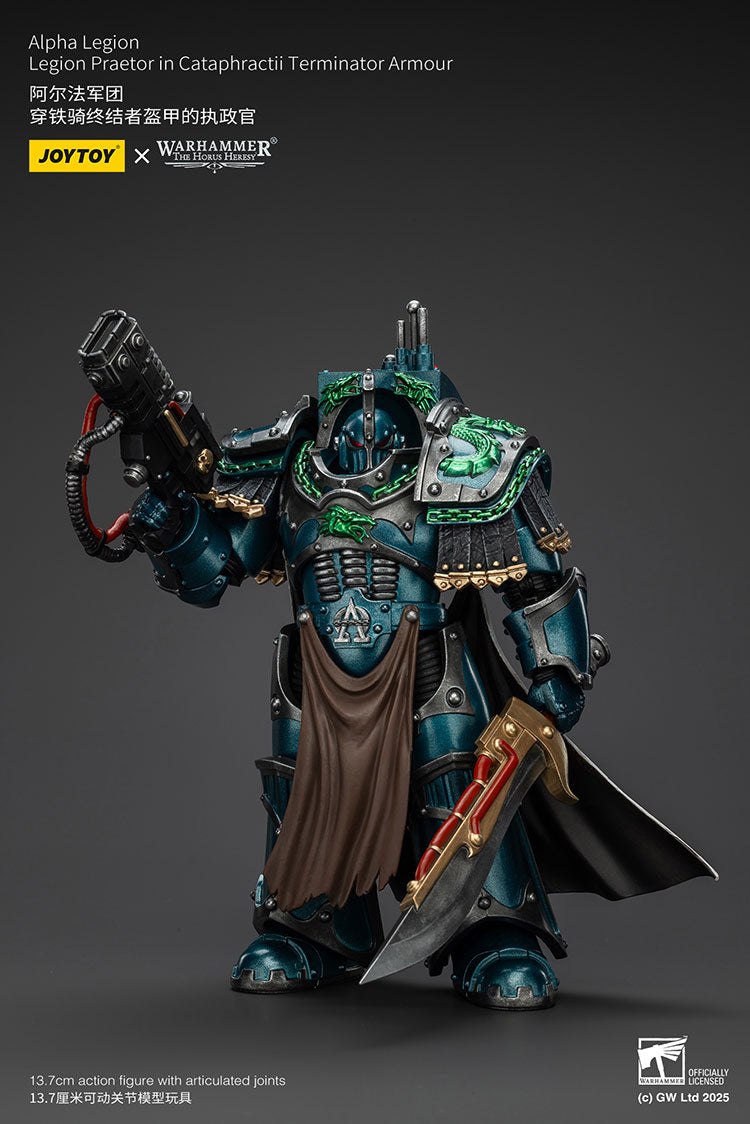 Alpha Legion Legion Praetor in Cataphractii Terminator Armour
