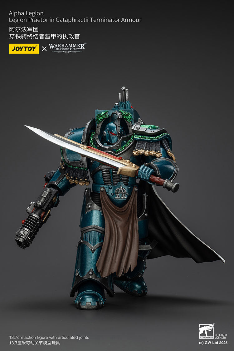 Alpha Legion Legion Praetor in Cataphractii Terminator Armour
