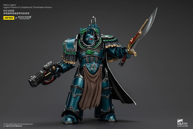 Alpha Legion Legion Praetor in Cataphractii Terminator Armour