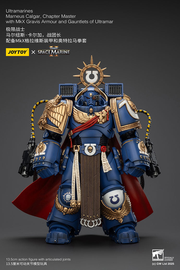 Ultramarines Marneus Calgar, Chapter Master with MkX Gravis Armour and Gauntlets of Ultramar