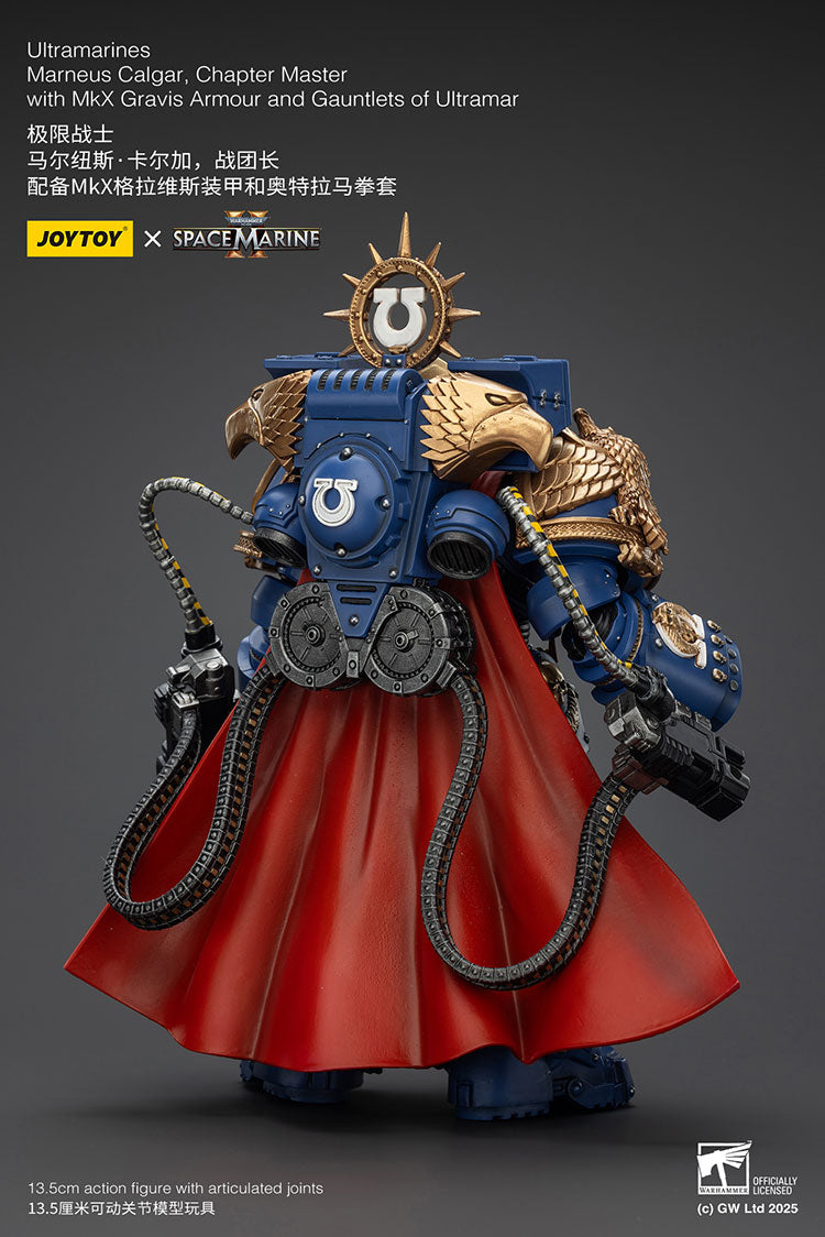 Ultramarines Marneus Calgar, Chapter Master with MkX Gravis Armour and Gauntlets of Ultramar