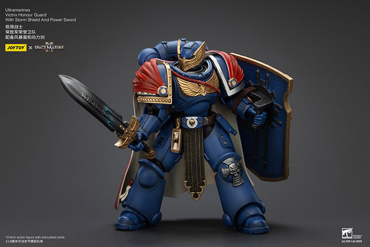 Ultramarines Victrix Honour Guard with Storm Shield And Power Sword