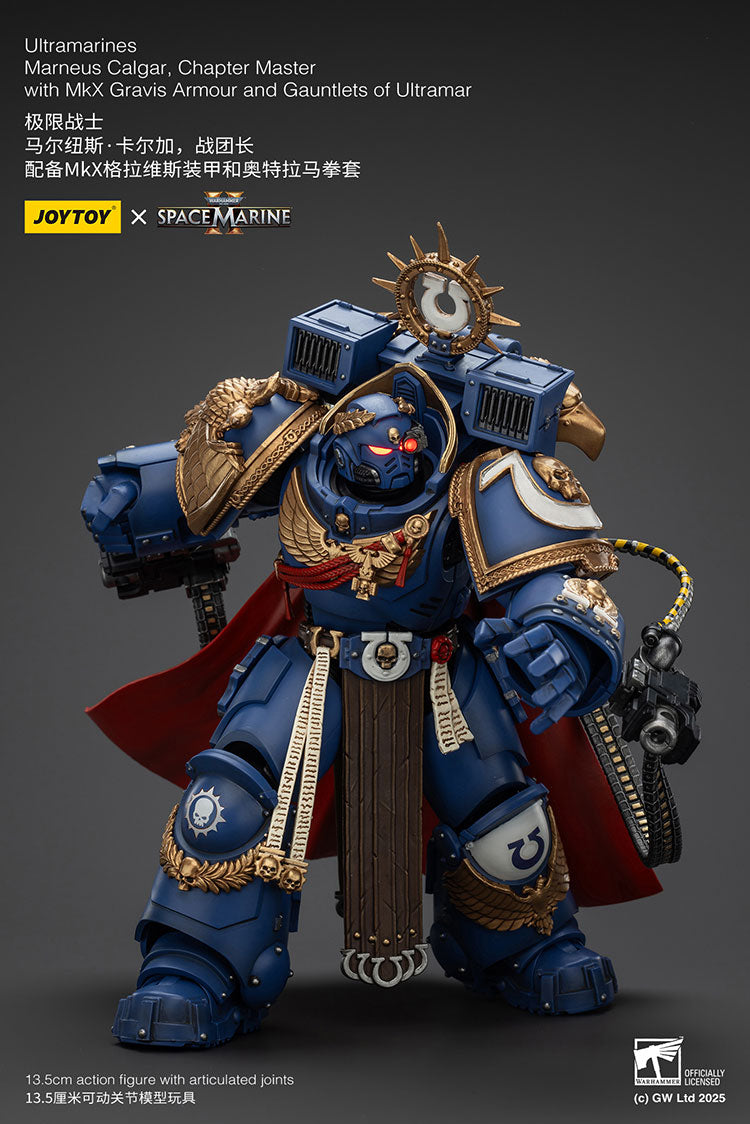 Ultramarines Marneus Calgar, Chapter Master with MkX Gravis Armour and Gauntlets of Ultramar