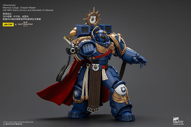 Ultramarines Marneus Calgar, Chapter Master with MkX Gravis Armour and Gauntlets of Ultramar