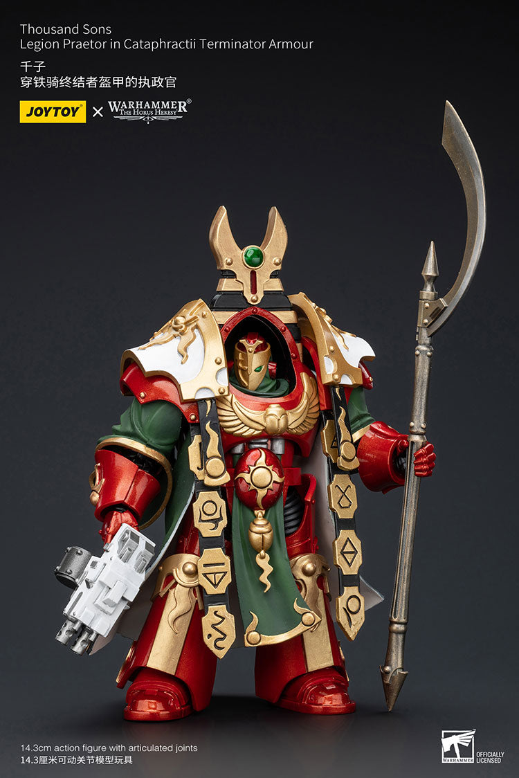Thousand Sons Legion Praetor in Cataphractii Terminator Armour