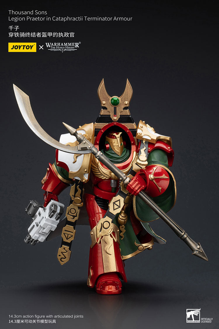 Thousand Sons Legion Praetor in Cataphractii Terminator Armour