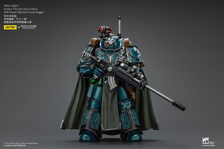 Alpha Legion Exodus 'The One Who is Many' with Sniper Rifle And Power Dagger