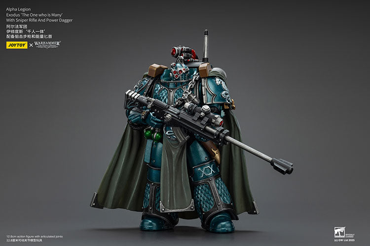 Alpha Legion Exodus 'The One Who is Many' with Sniper Rifle And Power Dagger