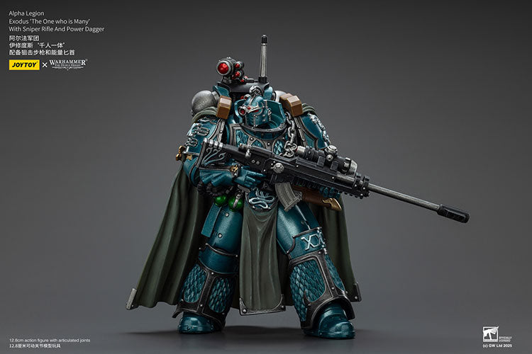 Alpha Legion Exodus 'The One Who is Many' with Sniper Rifle And Power Dagger