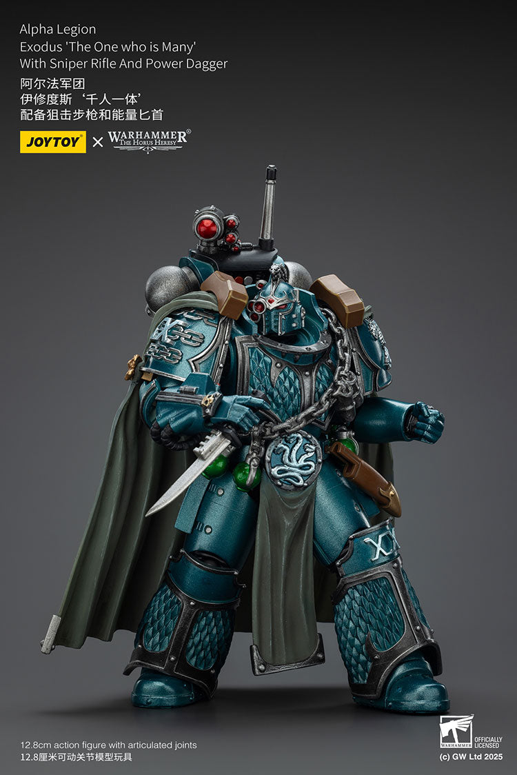 Alpha Legion Exodus 'The One Who is Many' with Sniper Rifle And Power Dagger