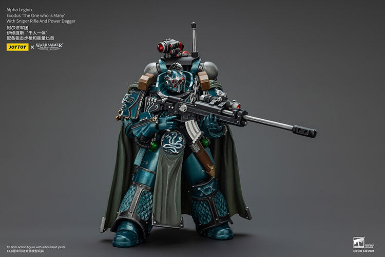 Alpha Legion Exodus 'The One Who is Many' with Sniper Rifle And Power Dagger