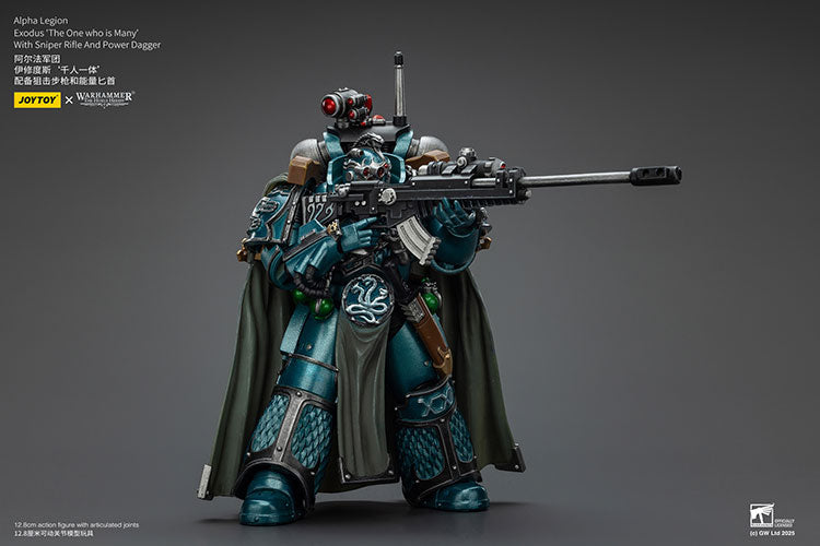 Alpha Legion Exodus 'The One Who is Many' with Sniper Rifle And Power Dagger