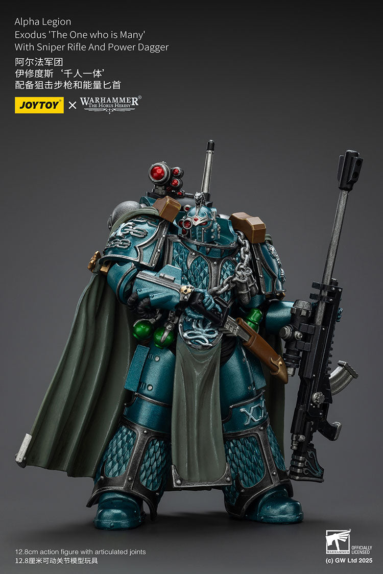 Alpha Legion Exodus 'The One Who is Many' with Sniper Rifle And Power Dagger
