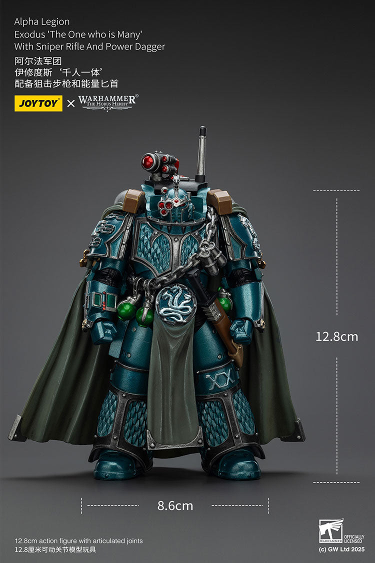 Alpha Legion Exodus 'The One Who is Many' with Sniper Rifle And Power Dagger