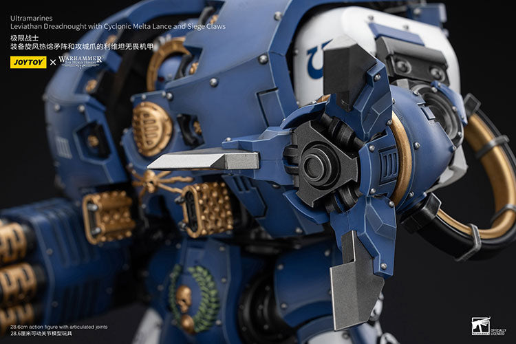 Ultramarines Leviathan Dreadnought with Cyclonic Melta Lance and Siege Claw