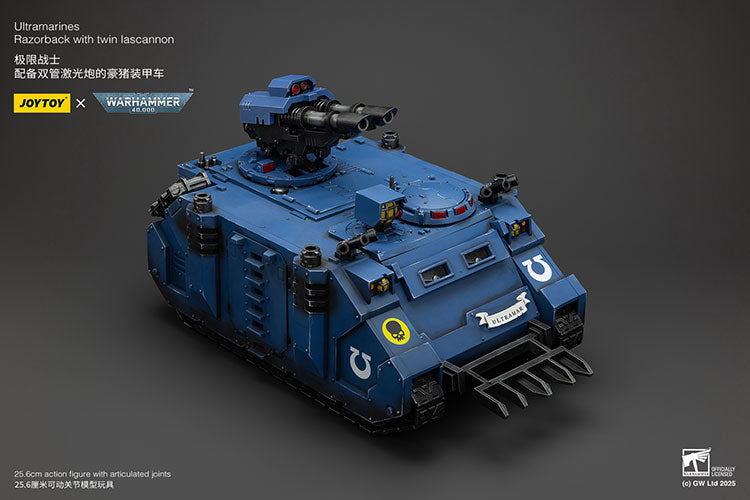 Ultramarines Razorback with twin lascannon