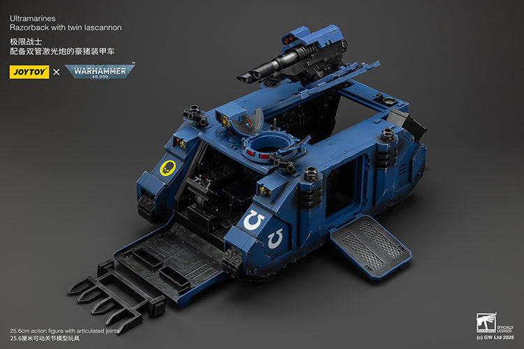 Ultramarines Razorback with twin lascannon
