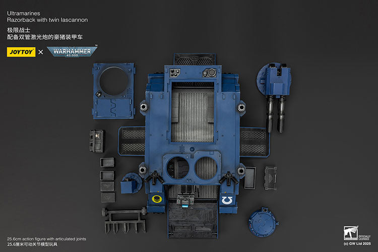 Ultramarines Razorback with twin lascannon