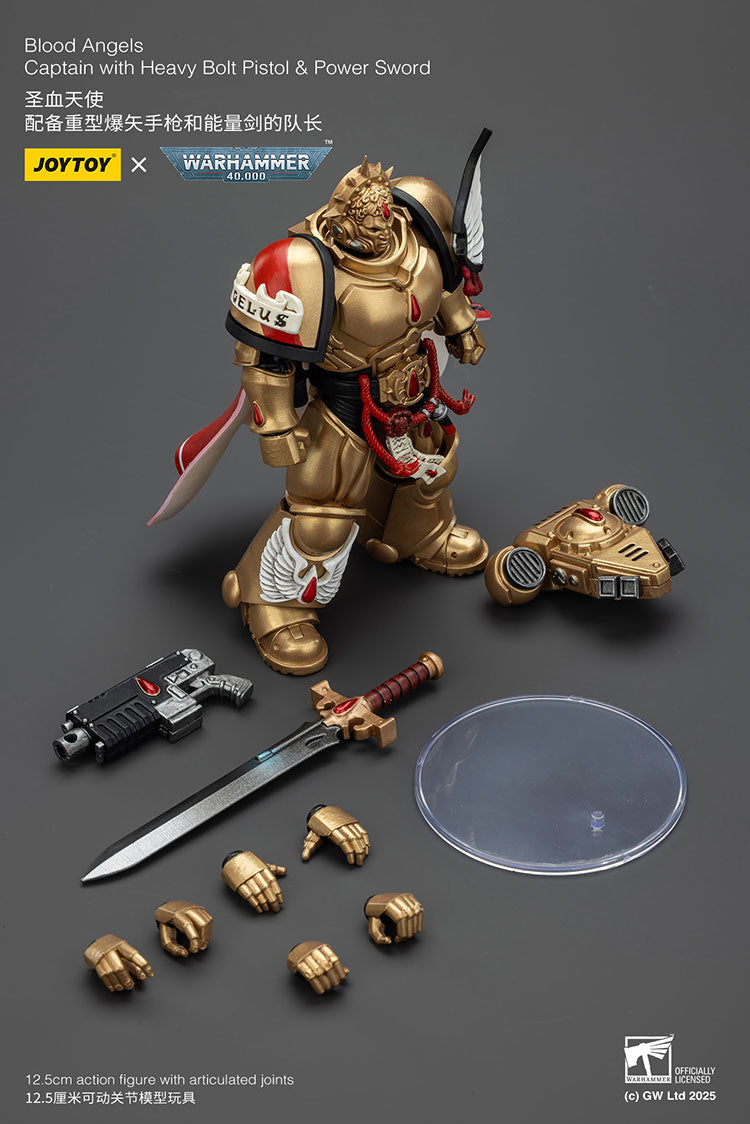 Blood Angels Captain with Heavy Bolt Pistol & Power Sword