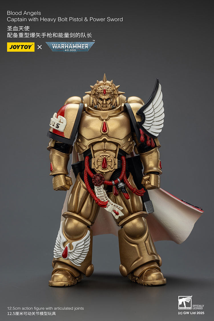 Blood Angels Captain with Heavy Bolt Pistol & Power Sword