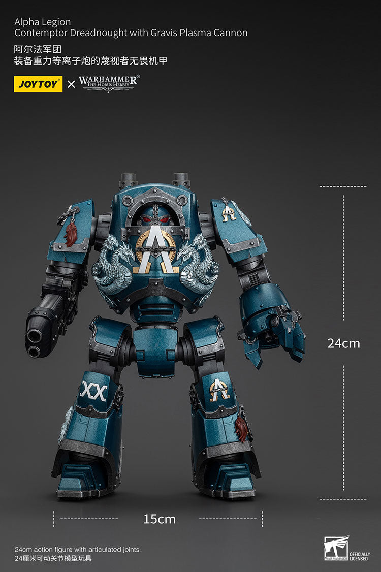 Alpha Legion Contemptor Dreadnought with Gravis Plasma Cannon