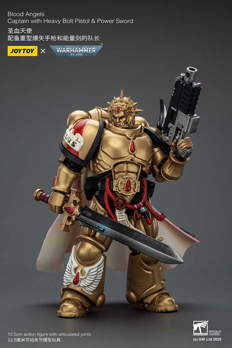 Blood Angels Captain with Heavy Bolt Pistol & Power Sword