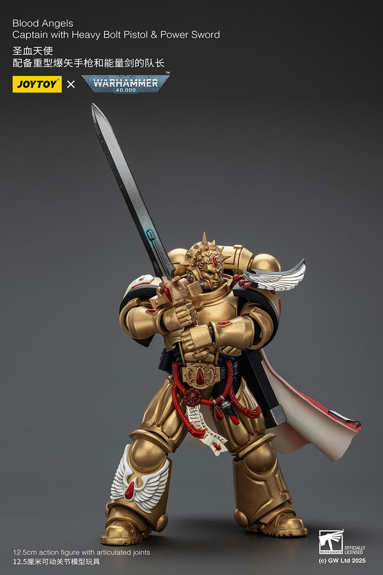 Blood Angels Captain with Heavy Bolt Pistol & Power Sword