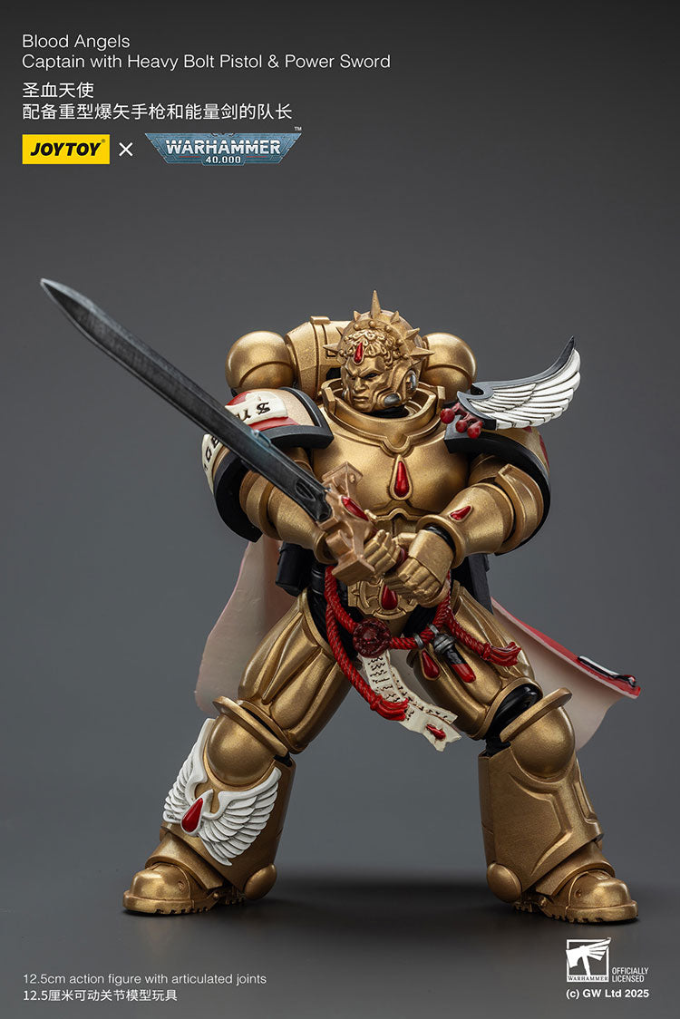Blood Angels Captain with Heavy Bolt Pistol & Power Sword