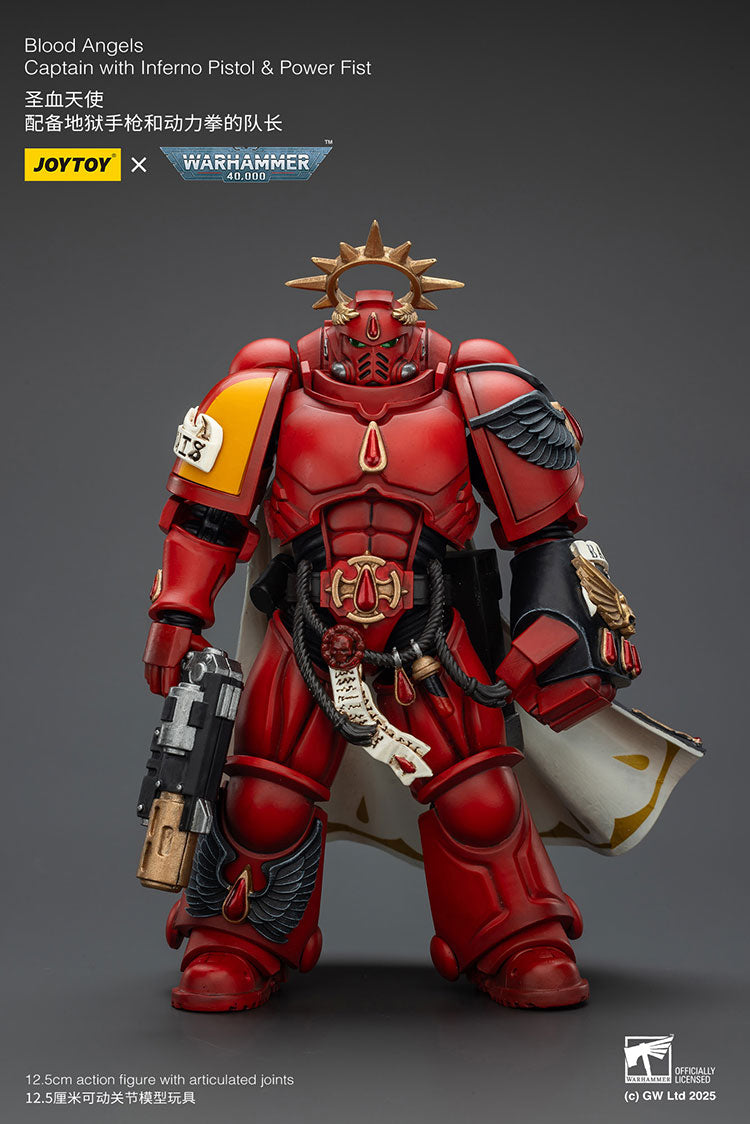 Blood Angels Captain with Inferno Pistol & Power Fist