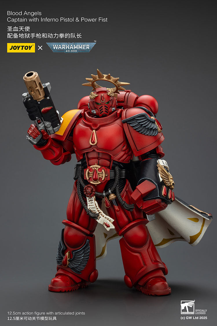 Blood Angels Captain with Inferno Pistol & Power Fist