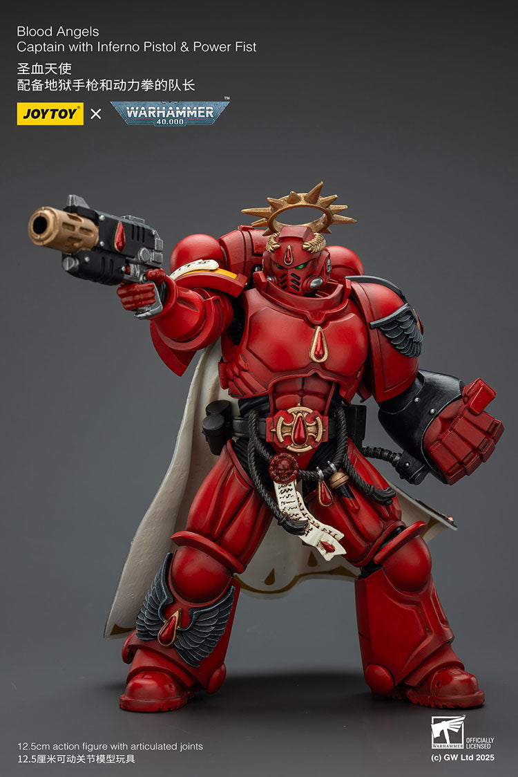 Blood Angels Captain with Inferno Pistol & Power Fist