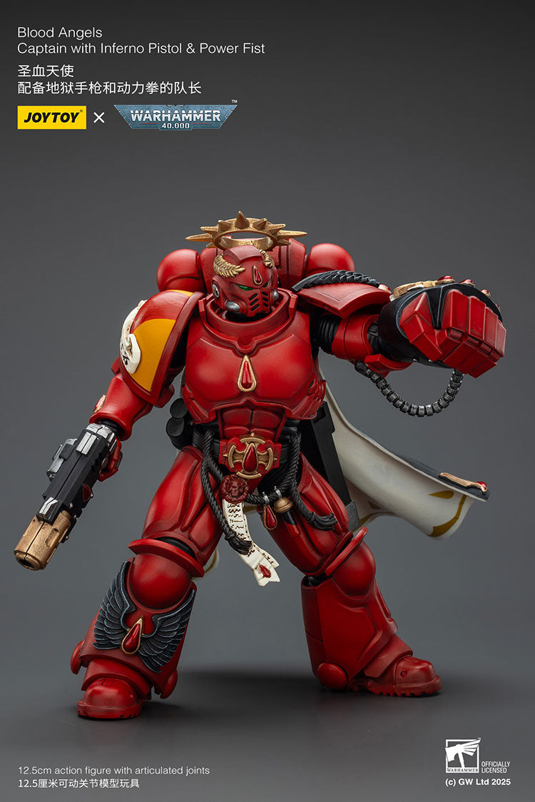 Blood Angels Captain with Inferno Pistol & Power Fist