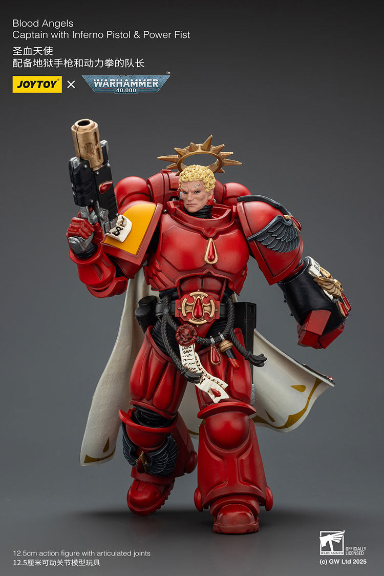 Blood Angels Captain with Inferno Pistol & Power Fist