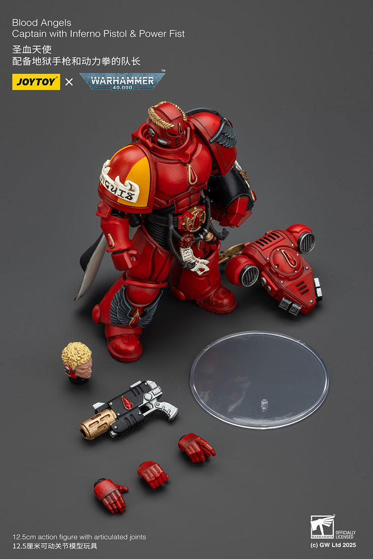 Blood Angels Captain with Inferno Pistol & Power Fist