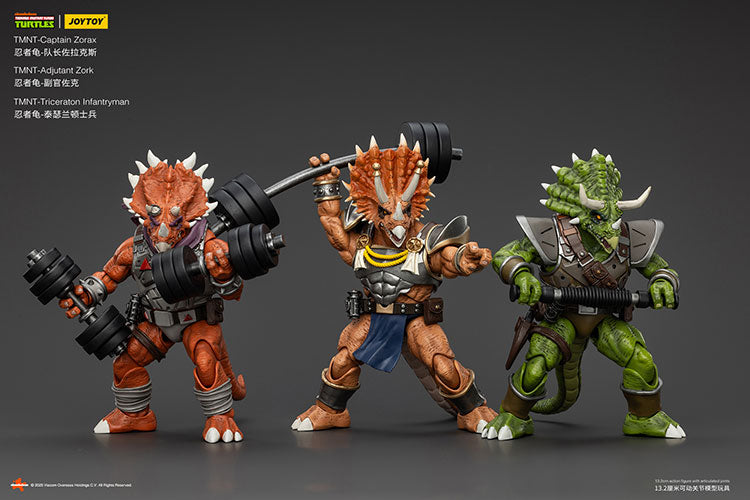 TMNT Captain Zorax & Adjutant Zork & Triceraton Infantryman